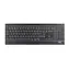 Rapoo E9500M Multi-mode černá / bezdrátová klávesnice / 2.4 GHz / BT 3.0 a 4.0 / ultra-tenká / Nano USB / 2x AA baterie