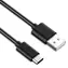 PremiumCord propojovací USB 2.0 kabel s konektory USB-C - USB-A černý 3m