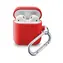 Cellularline Bounce Ochranný kryt s karabinou pro Apple AirPods 1 & 2 červená