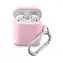 Cellularline Bounce Ochranný kryt s karabinou pro Apple AirPods 1 & 2 růžová