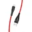 USAMS SJ397 U41 Braided Datový Kabel 3m Lightning červená