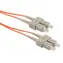 Solarix optický kabel SC-SC OM1 2m / Patch kabel / Multimode / Duplex