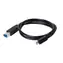 Club3D kabelová redukce USB 3.1 Gen2 Type-C na Type-B M-M / 1m