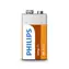 Philips baterie 9V LongLife zinkochloridová - 1ks