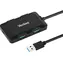 YENKEE YHB 4341BK Hub černá / 4x USB 3.0 / 5 Gbs / 120cm