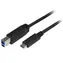 StarTech kabel USB-C na USB-B černá / 5Gbs / Thunderbolt 3 / 2m