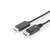 Digitus kabelový adaptér DisplayPort DP - HDMI typu A M - M 1.0 m / s blokováním  DP 1.2 HDMI 2.0 / 4K / 60Hz / CE / bl