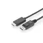 Digitus kabelový adaptér DisplayPort DP - HDMI typu A M - M 1.0 m / s blokováním  DP 1.2 HDMI 2.0 / 4K / 60Hz / CE / bl