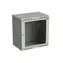Solarix SENSA-12U-64-11-G / Rozvaděč nástěnný SENSA 12U 400mm / dveře sklo / RAL 7035