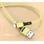 USAMS SJ434 U52 Nabíjecí a Datový Kabel Lightning 1m žlutá
