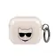 Karl Lagerfeld TPU Glitter Choupette Head Pouzdro pro Airpods 3 zlatá