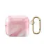 GUESS TPU Shiny Marble Pouzdro pro Apple Airpods 3 růžová