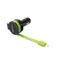RealPower 257635 M USB nabíječka s kabelem do auta černá / 2x USB/ 2400 mA