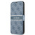 GUESS PU 4G Printed Stripe Book Pouzdro pro Apple iPhone 13 Mini modrá