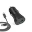 SBS Nabíjecí sada do auta s MicroUSB kabelem 1 m černá / 2100 mA