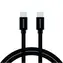 SWISSTEN TEXTILE datový kabel  USB-C - USB-C 2m černá