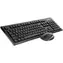 A4tech 7100N černá / set bezdrátová klávesnice + V-Track optická myš / USB / CZ-US layout