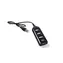 VAKOSS TC-234UX černá / 4 portový USB rozbočovač / 4 x USB 2.0 