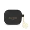 GUESS 4G Charm Silikonové Pouzdro pro Airpods 3 černá