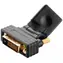 AKASA AK-CBHD16-BK redukce z DVI-DI na HDMI / 360°