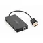 Gembird UHB-U2P4-04 černá / HUB / 4 porty / USB-A