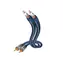 In-akustik Premium Audio kabel 0.75 m / 2x Cinch (M) - 2x Cinch (M) 