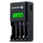 EverActive NC-450 Black Edition / Nabíječka baterií / až 4 baterie AAA nebo AA / LCD / Ni-MH