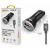 Aligator Chytrá nabíječka do auta 3.4A černá + USB-C kabel / 2xUSB / smart IC 