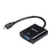 Akasa AK-CBHD21-15BK černá / adaptér microHDMI na VGA / FullHD