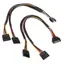 Akasa AK-CBPW05-KT02 SATA Strom-Y-kabel 30 cm / 2ks