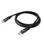 Akasa AK-CBUB54-10BK kabel černá / USB-C kabel / 100W /1m