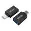 Akasa AK-CBUB62-KT02 adaptér černá / USB-A adaptér / USB-C - USB-A / 2ks 