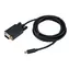 Akasa AK-CBCA17-18BK černá / kabel USB-C na VGA / 1080@60Hz / 1.8m