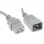 OEM Prodlužovací kabel 230V 16A C19-C20 / 2m / šedá