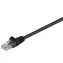 MicroConnect CAT5e U/UTP 0.25m černá / PVC