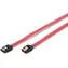 MicroConnect Propojovací kabel SATA 7pin - SATA 7pin 0.5m růžová / SATA I