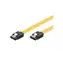 MicroConnect Propojovací kabel SATA 7pin - SATA 7pin 0.5m žlutá / SATA III