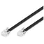 MicroConnect Modulární kabel RJ12 2m černá 
