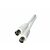 MicroConnect koaxiální kabel M-F 75 Ohm 2.5m bílá 
