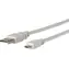 MicroConnect kabel USB2.0 A (M) - microUSB B (M) 5m šedá / 480Mbit/s