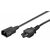 MicroConnect Prodlužovací kabel C14 - C5 1.8m černá