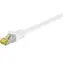 MicroConnect CAT7 S/FTP Patch Cord 1m bílá / LSZH