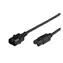 MicroConnect Prodlužovací kabel C14 - C15 1.5m černá