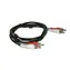 MicroConnect Stereo kabel 2x RCA (M) - 2x RCA (M) 10m černá