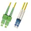 MicroConnect Optical Fibre Cable SC/LC Singlemode duplex OS2 3m žlutá