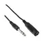 MicroConnect prodlužovací kabel Jack 6.3mm (M) - Jack 6.3mm (F) 5m černá