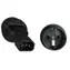 MicroConnect Power Adapter C14 - Schuko černá