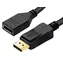 MicroConnect Prodlužovací kabel DisplayPort M-F 1m černá / 21.6Gbit/s