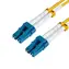 MicroConnect Optical Fibre Cable LC/LC Singlemode duplex OS2 20m žlutá