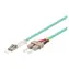 MicroConnect Optical Fibre Cable LC/SC Multimode duplex OM3 10m modrá